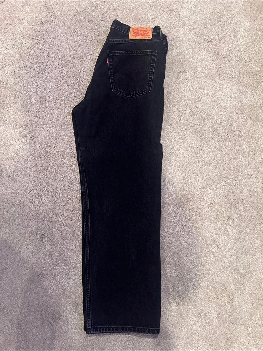 Levi's Black Straight-Leg Jeans